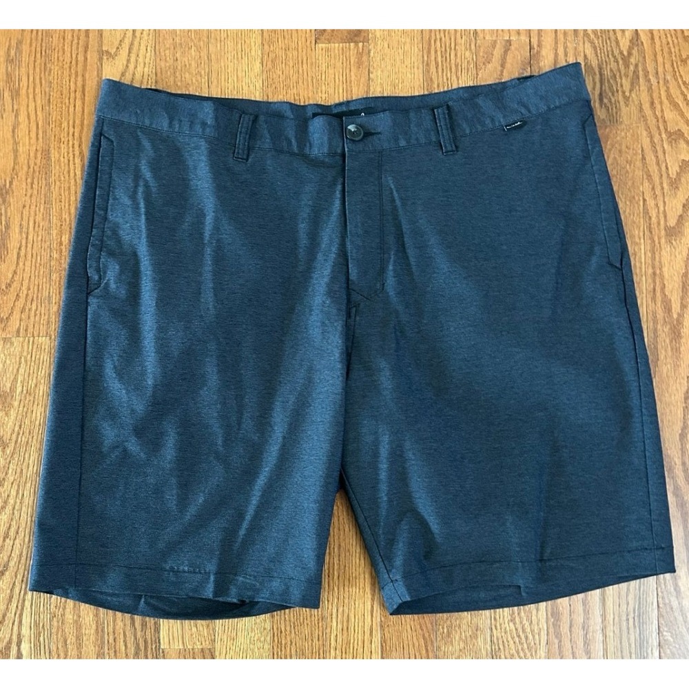 TravisMathew Beck Mens Golf Shorts Dark Grey Heather‎ Stretch Size 40